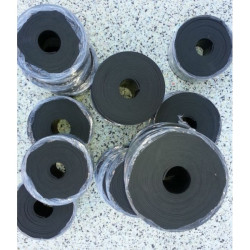 Massief oplegrubber 50x2 mm 10 meter